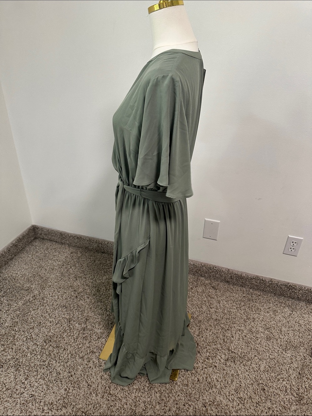 🍊 NWT Investments Wrap Style Dress - Picture 2 of 4
